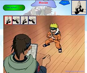เกมส์นารูโตะ ฝึกวิชานินจาถ่ายคาถา